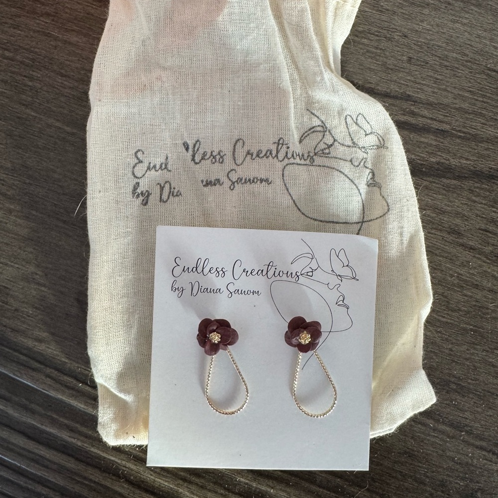 Endless Creations Floral Earrings